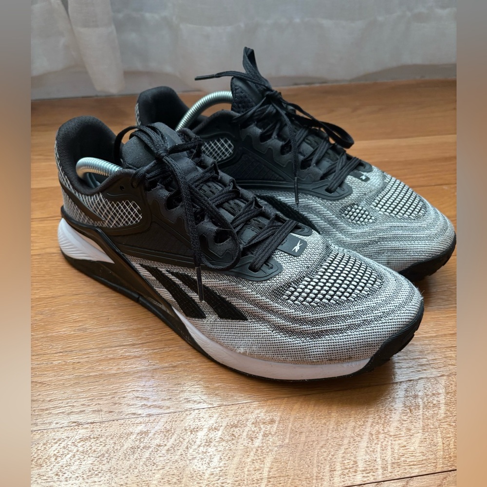 Reebok Nano x2 Black and Gray Athletic Sneakers